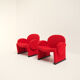 Funky red chairs from the 1970