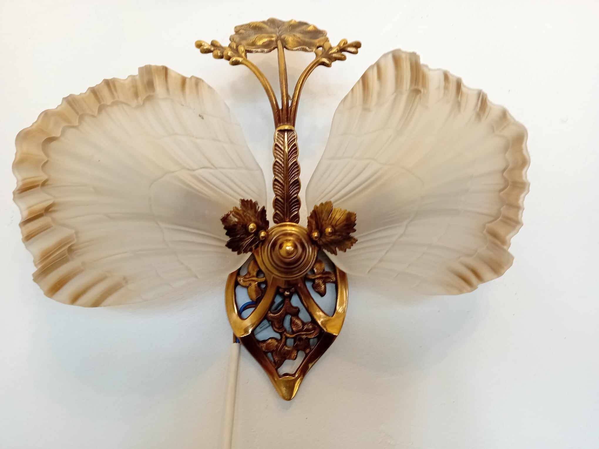 Hollywood Regency wall light, 60s/70s