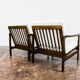 Pair of Restored White Grey B-7522 armchairs by Zenon Bączyk, 1960’s