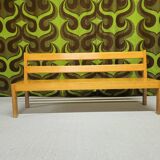 Vintage 1970s children's school bench