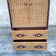 Armoire en rotin 1970