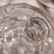 French vintage glass cheese dish