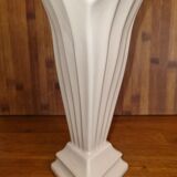 Vintage art deco vase draped shape