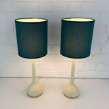 Pair of Scandinavian table lamps B44 Hans-Agne Jakobsson, Markaryd Sweden, 1960