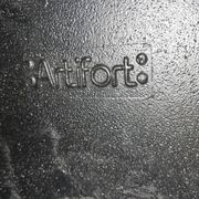 Artifort F976 design armchairs – black leather – swivel (x3)