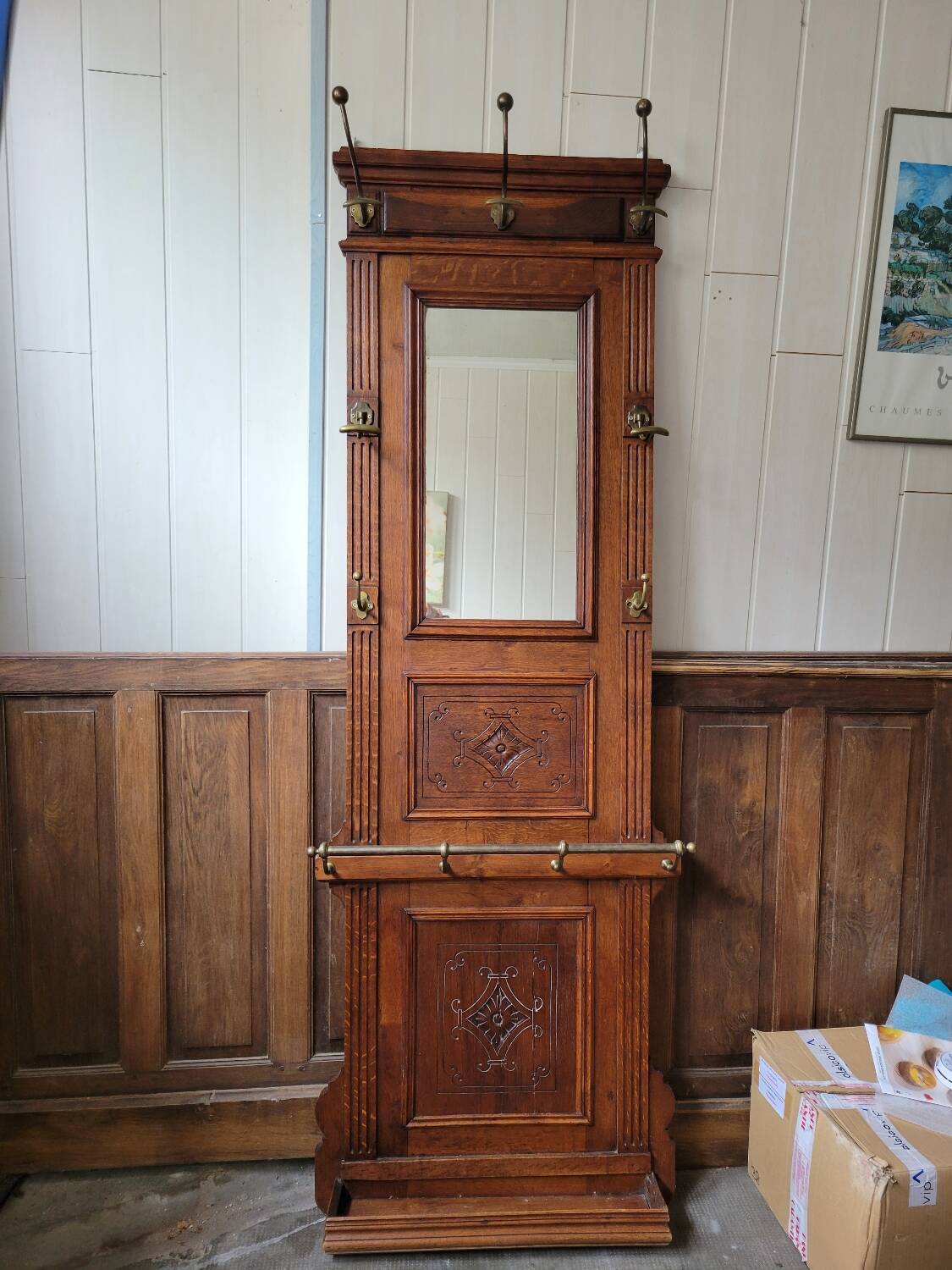 Coat rack, mid-19th century