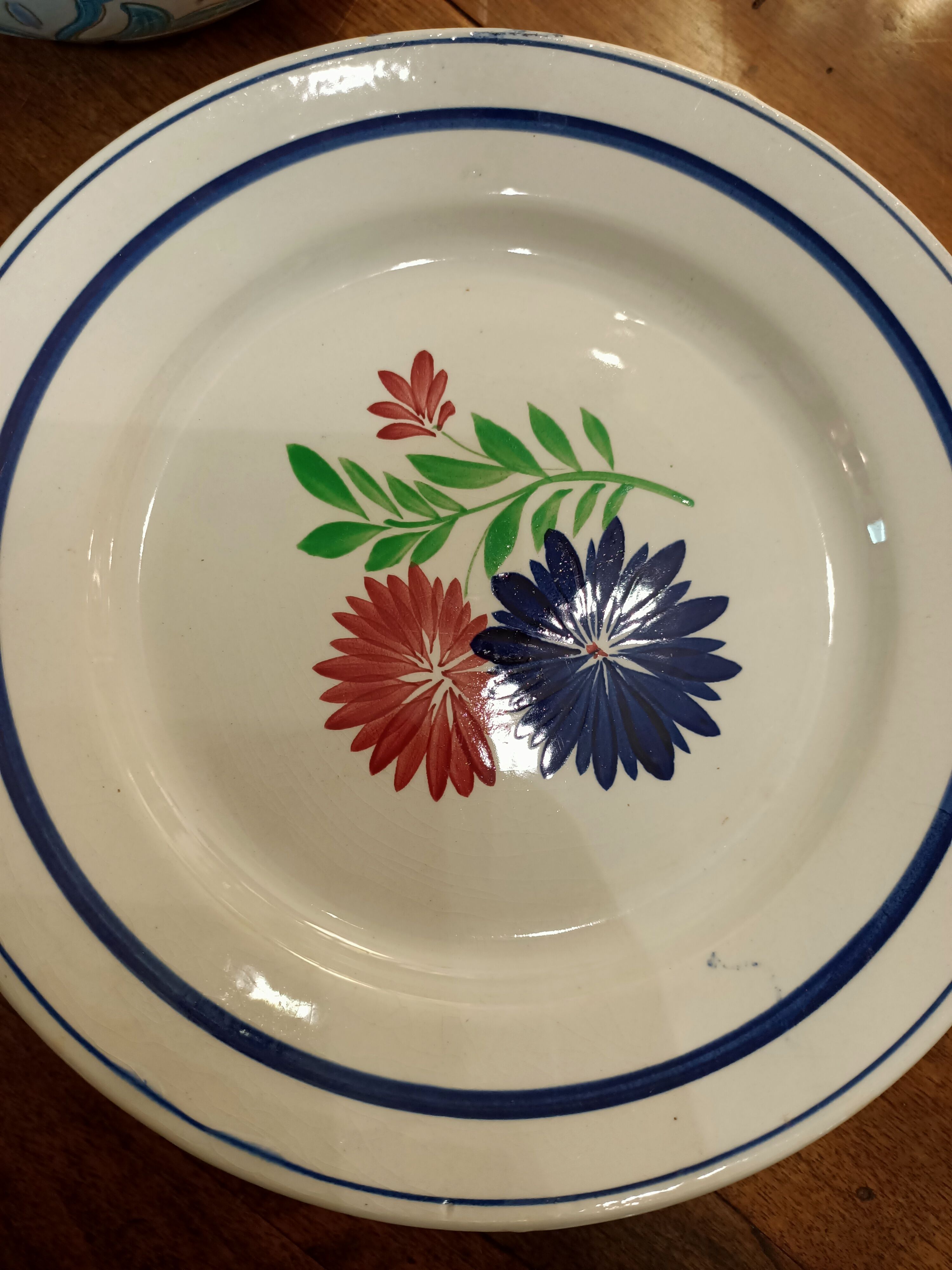 Flowered plates