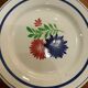 Lot de 11 assiettes fleuries