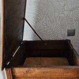 Old sliding phonograph cabinet