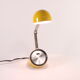 Space age yellow telescopic pill reading lamp by well-lite, honkong 1970s.