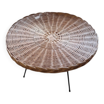 Rattan coffee table