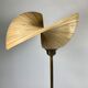Table lamp in bronze and bamboo Dutch design