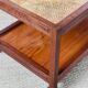 Scandinavian coffee table in wood and ceramic