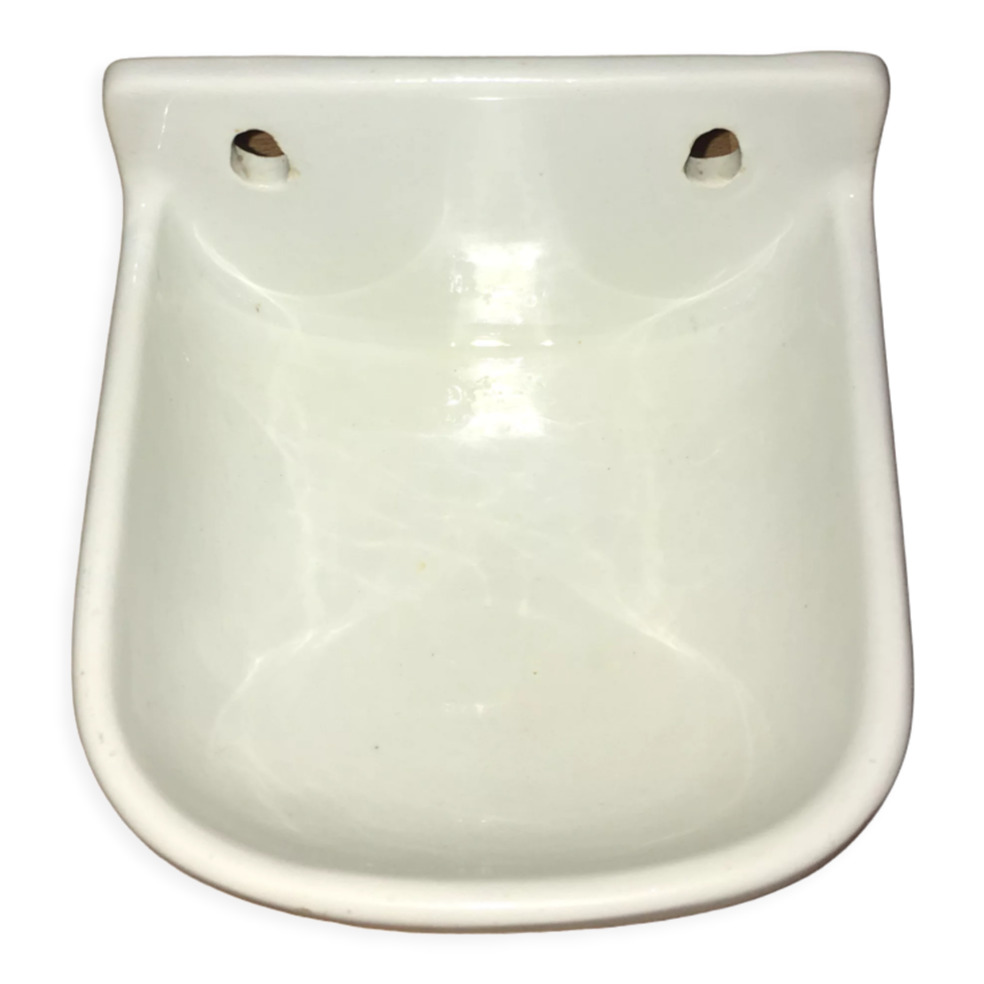 Antique ceramic wall soap dish