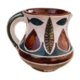 Ceramic pitcher signed J. Poussine – Atelier Sant Vicens – 1950s/60s