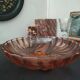 Art Deco glass cup by Rosaline France