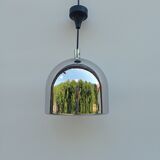 Silver pendant lamp from the 1970s, Staff Leuchten, Germany
