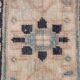 Vintage Turkish handmade rug 86x145 cm