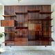 Scandinavian modular wall shelf in rosewood, Poul Cadovius, 1960s