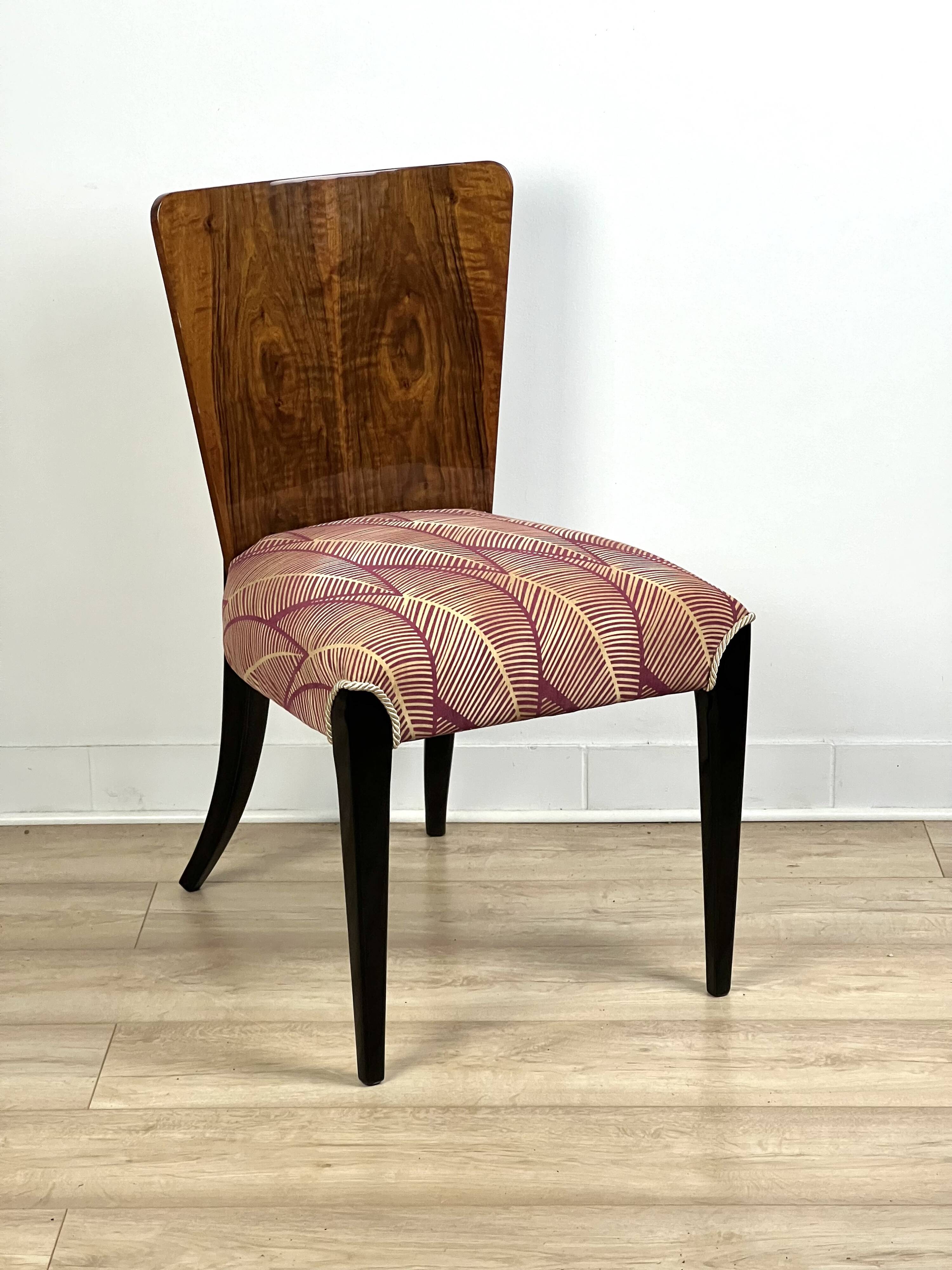 Replica of the Art Deco H-214 Chair by Jindřich Halabala