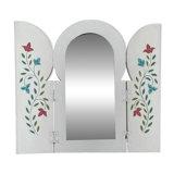 Antique shuttered mirror
