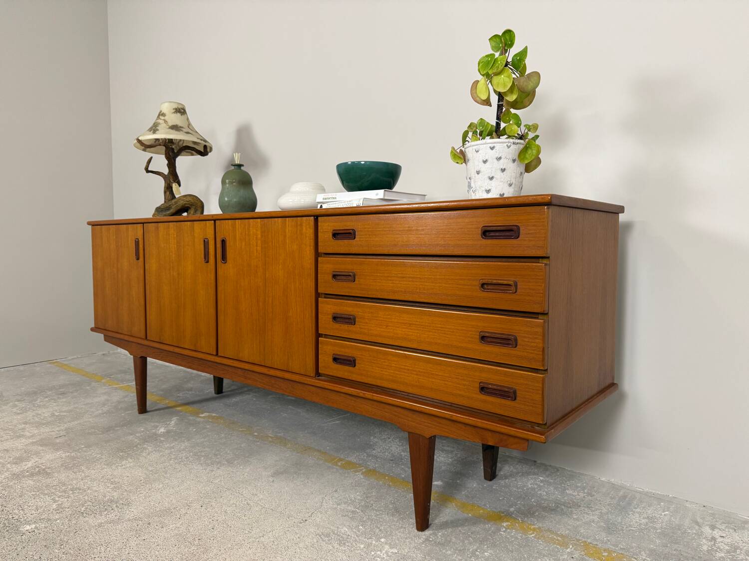 Scandinavian teak sideboard – 1960s