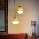Paire de suspensions ou baladeuses Art Deco