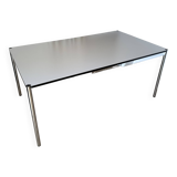 USM Haller desk in pearl grey laminate