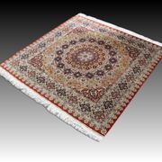 Egyptian Oriental Rug: 2.00 x 2.00 Meters - Pure Silk - Handmade