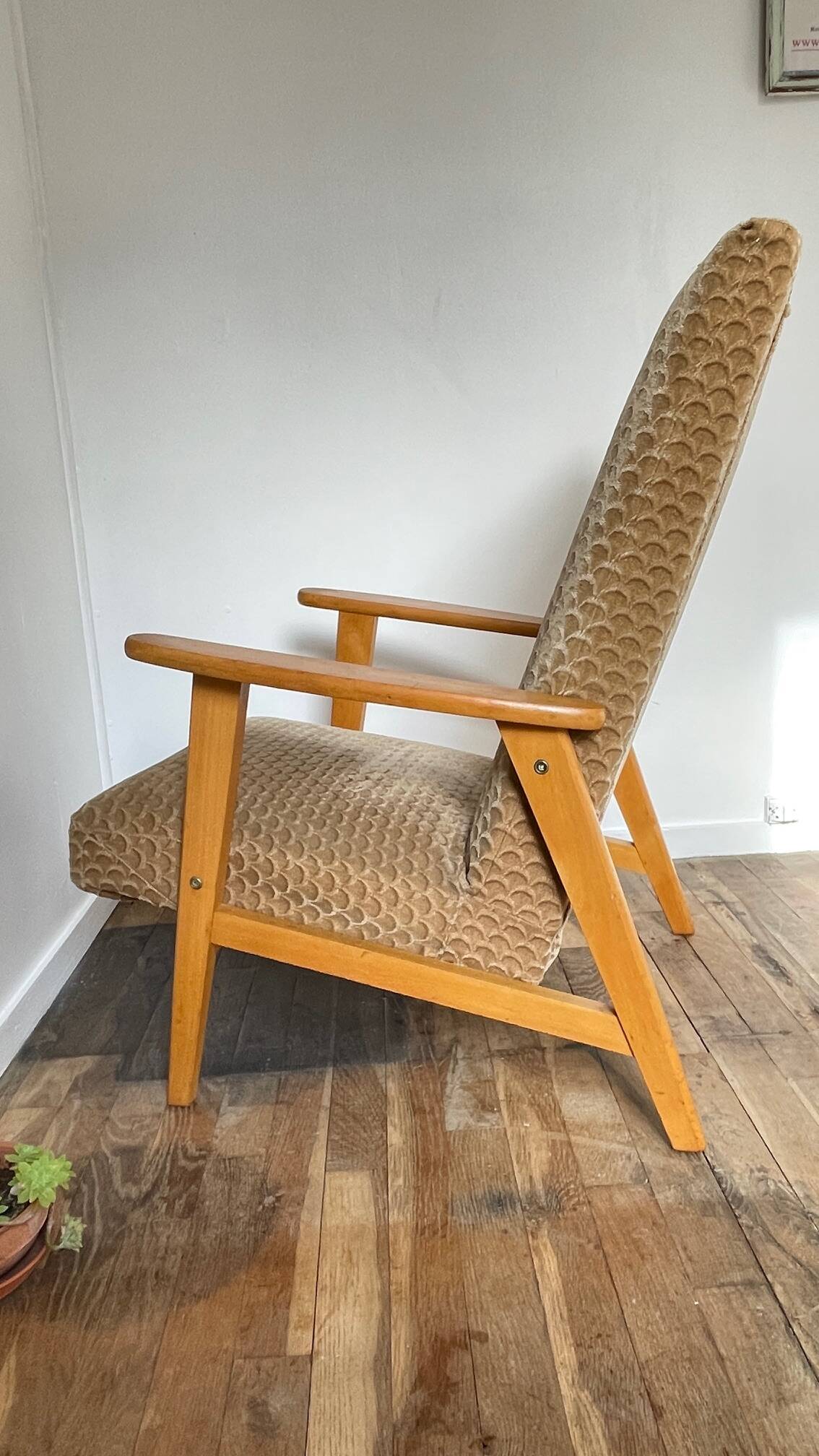 paire FAUTEUILS MANUCERE France Vintage