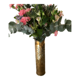 Vase obus gravé