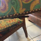 Pair of Voltaire walnut chairs