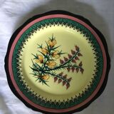 Henriot plate with gorse flowers and heather