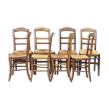 Suite of 8 mulched chairs