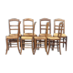 Suite of 8 mulched chairs