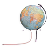 Globe terrestre lumineux vintage