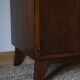 Low cabinet with compass feet, vintage oak