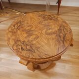 Round Art Deco pedestal table 1930