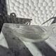 Vide-poche cygne vintage en verre bullé texturé – Coupe centre de table