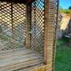 Large woven rattan shelf 🇮🇹 Vintage Italy 1970