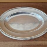 Christofle - Oval serving platter model Maritime Company silver-plated metal