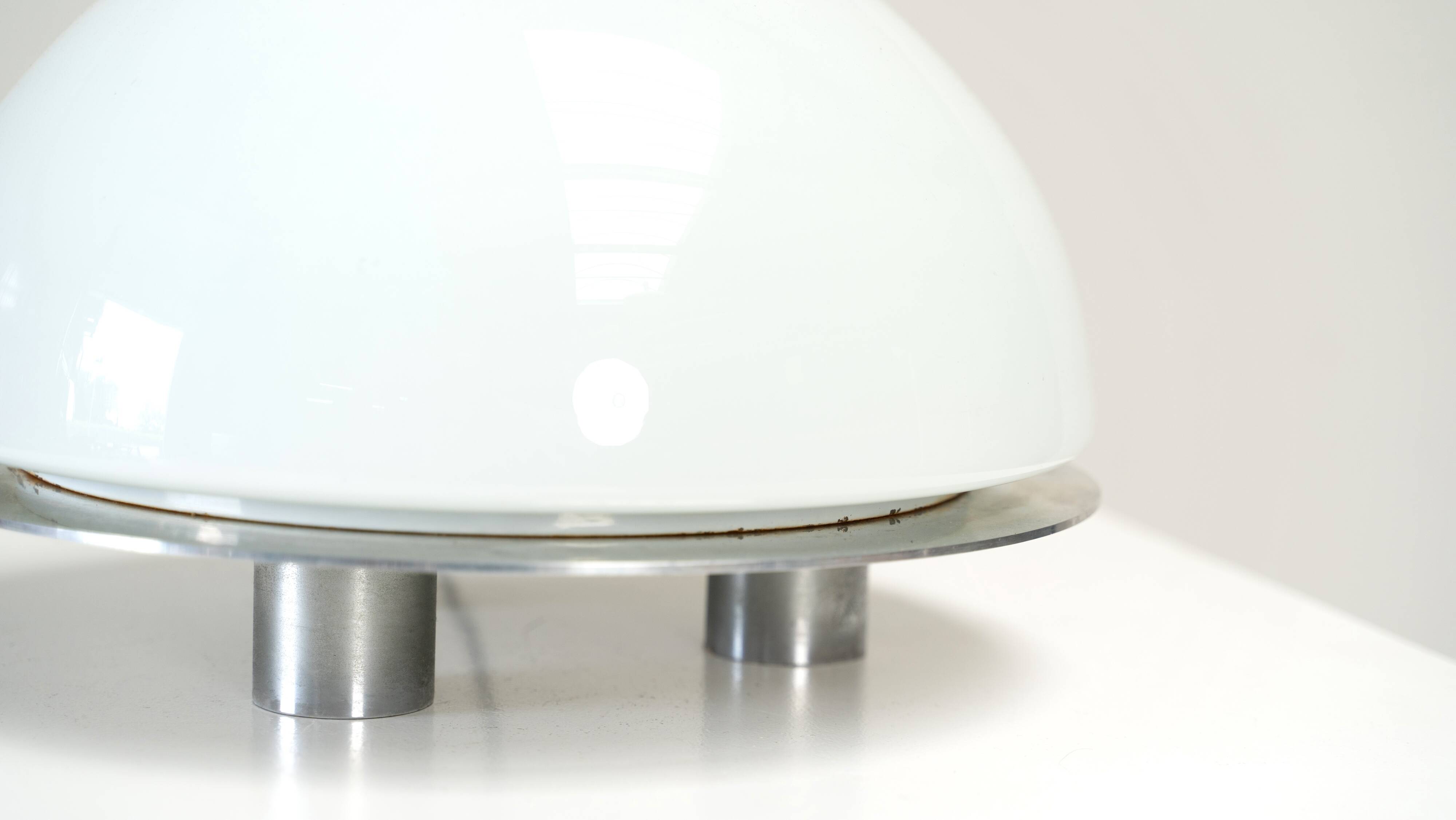 Lampe de table sculpturale italienne