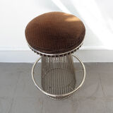 Vintage wire-frame bar stool