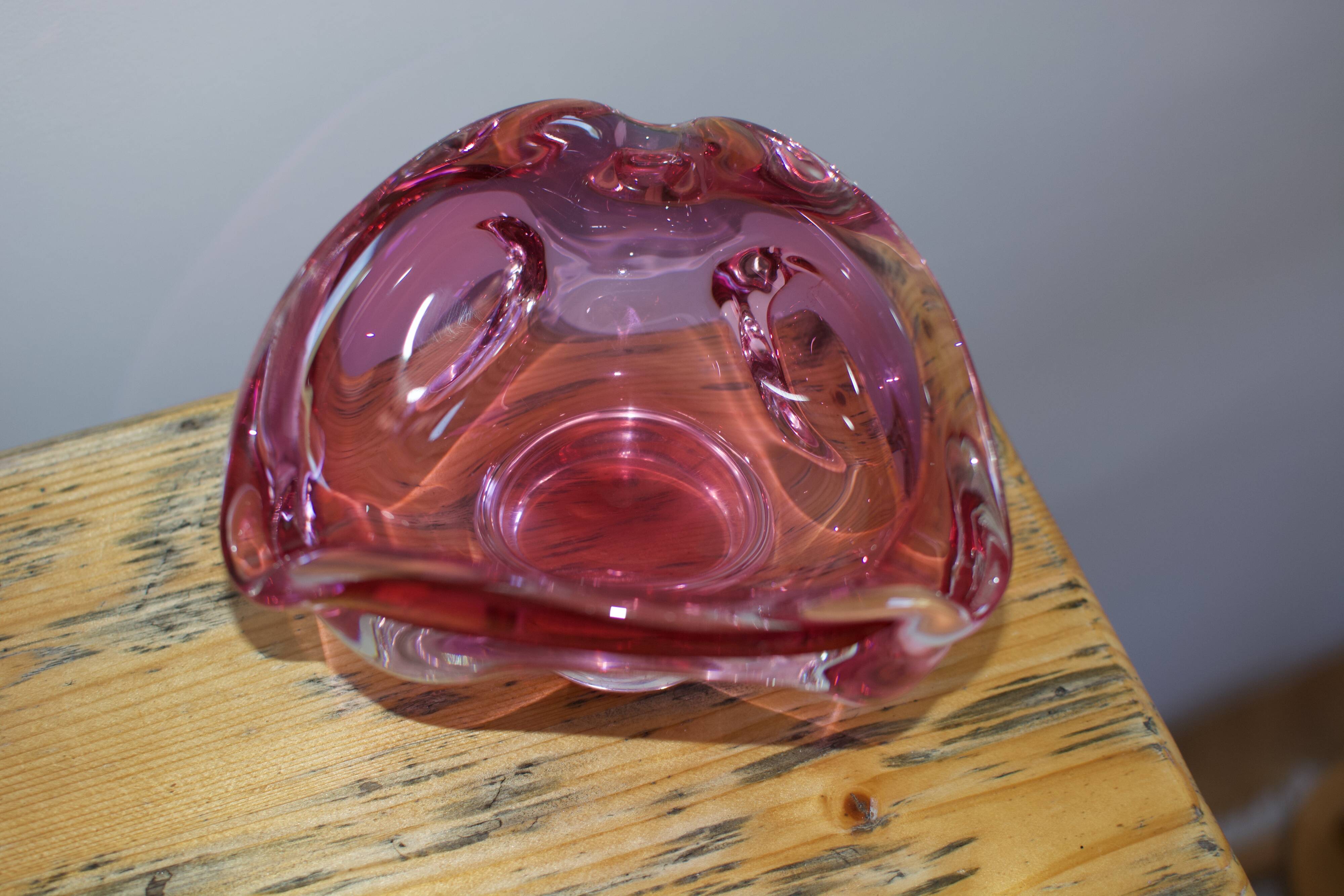 Cendrier en verre Murano