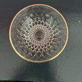 Crystal bowl with gold rim