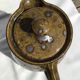 Signed olive green pyrity sandstone tea