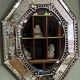 Antique Venetian mirror 86cm x 70cm