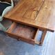 Table d’extensible en bois d’orme du début du 19ème