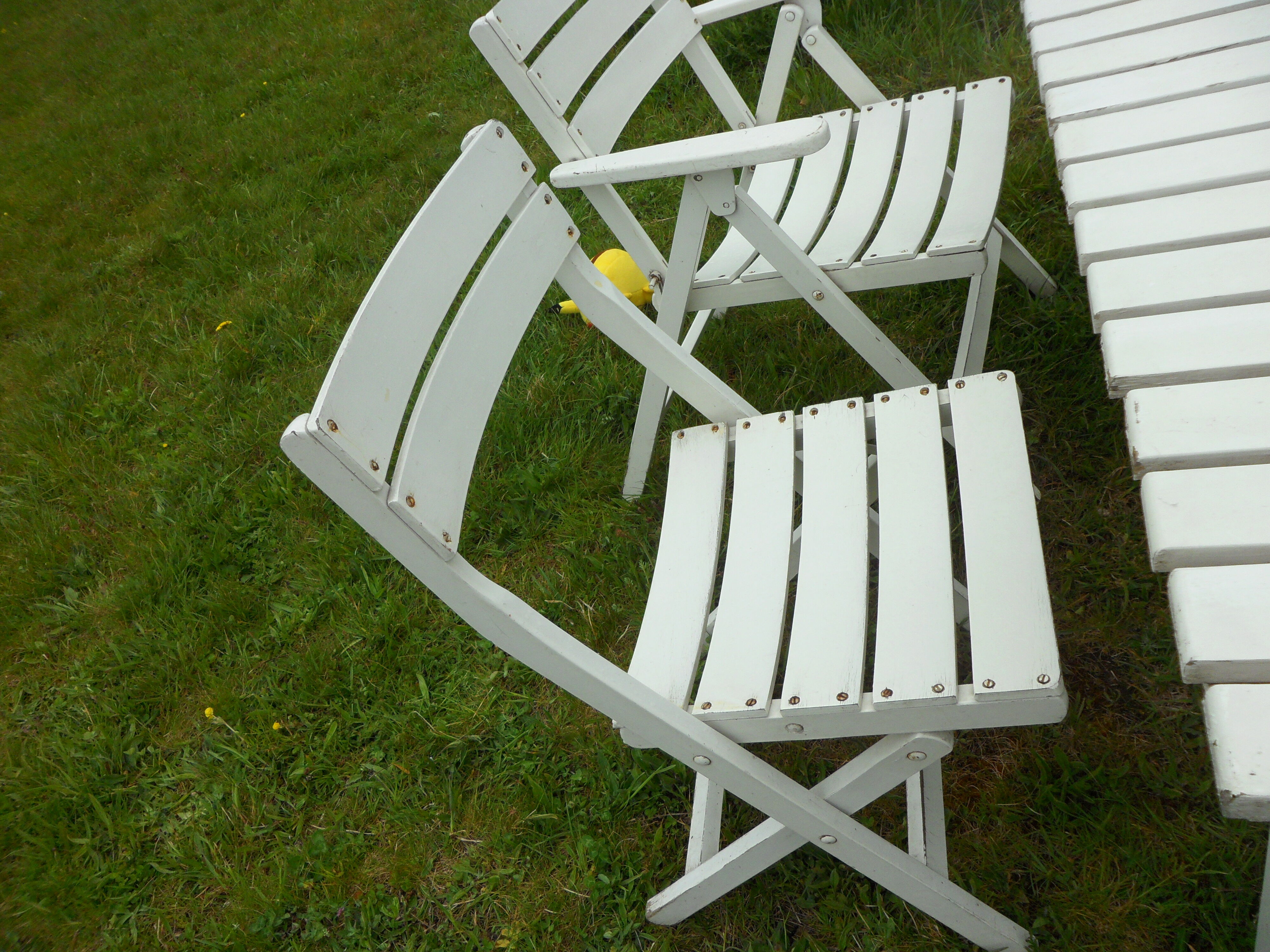 Wooden garden set