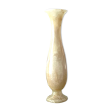 Alabaster candle holder